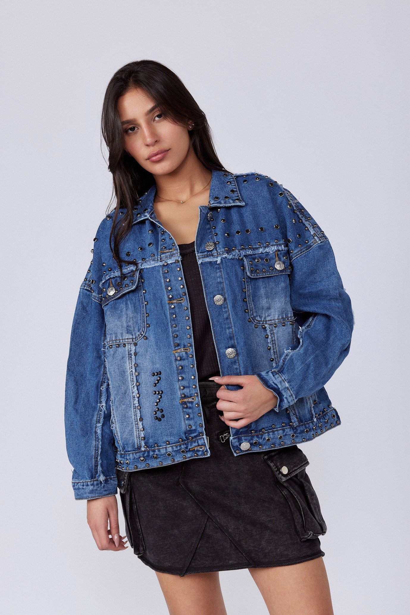 SEVEN studded denim jacket