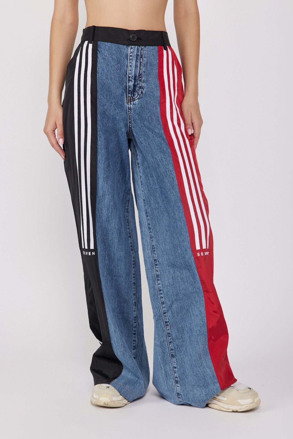 Nylon blend jeans 770