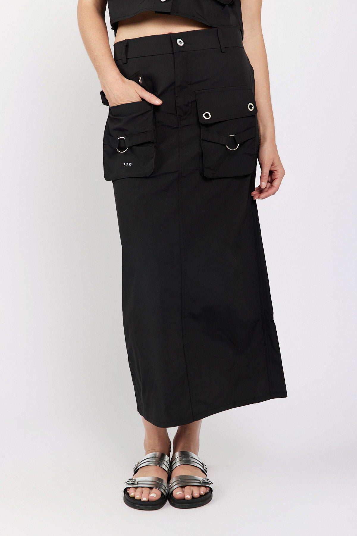 SEVEN Pocket Midi Maxi Skirt