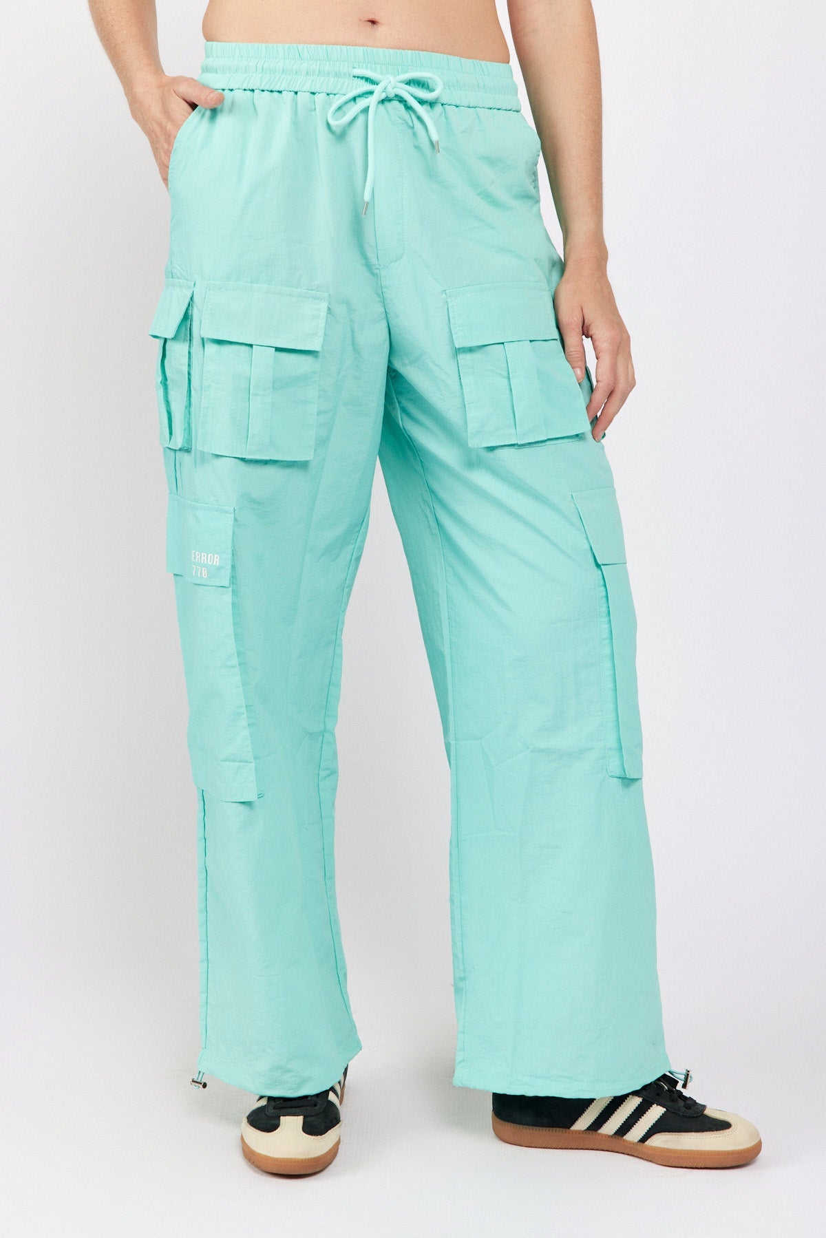 ERROR nylon dungaree pants