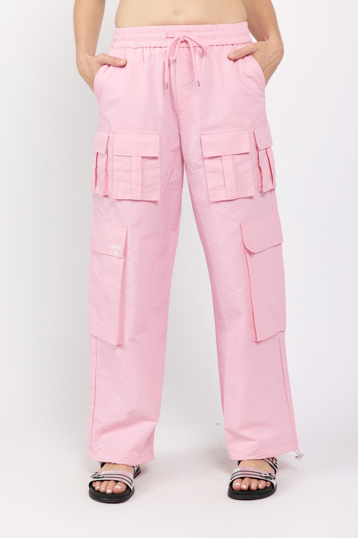 ERROR nylon dungaree pants