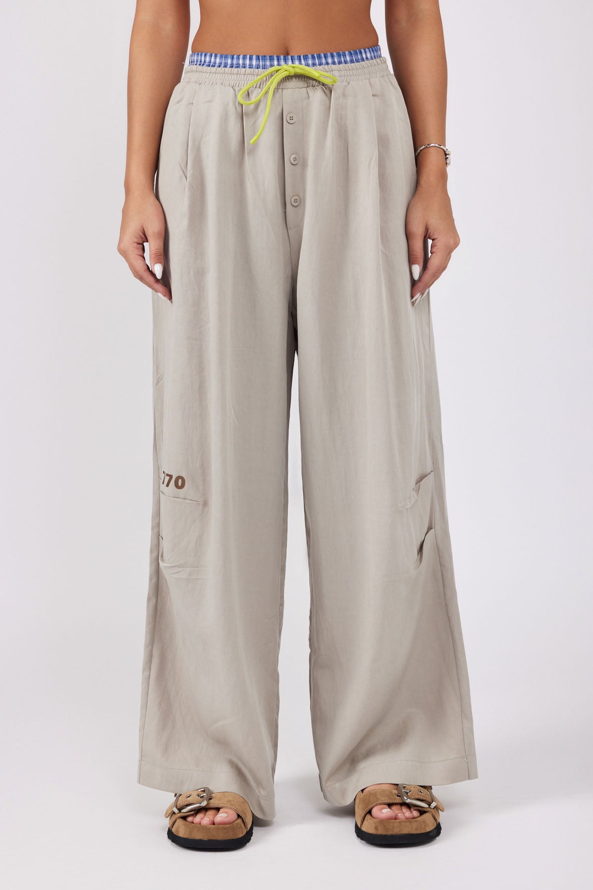 SEVEN double belt pants