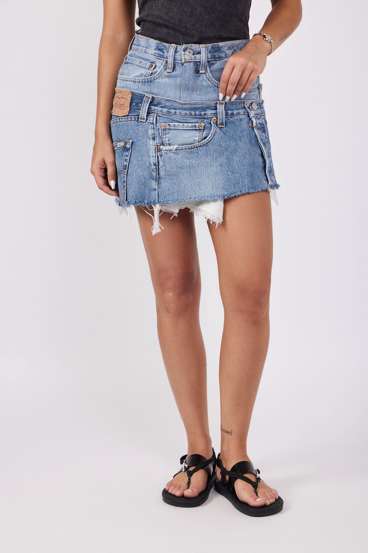 LEVI denim mini skirt