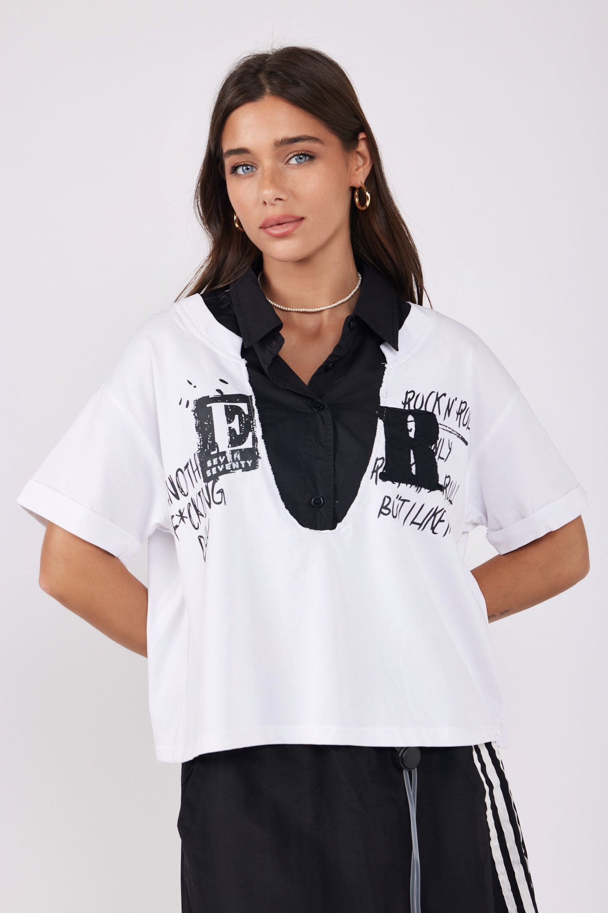 ROCK combination T-shirt