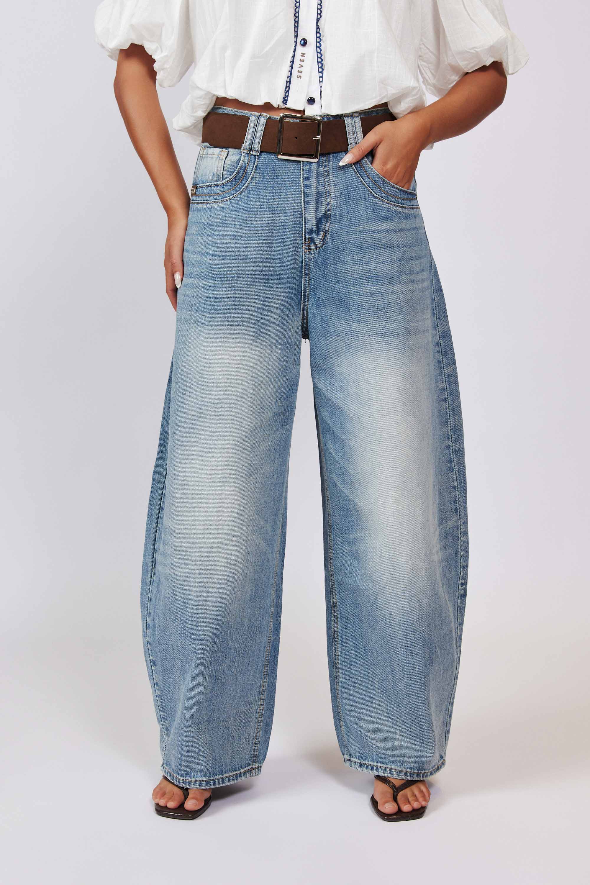 Stitched Pocket Jeans