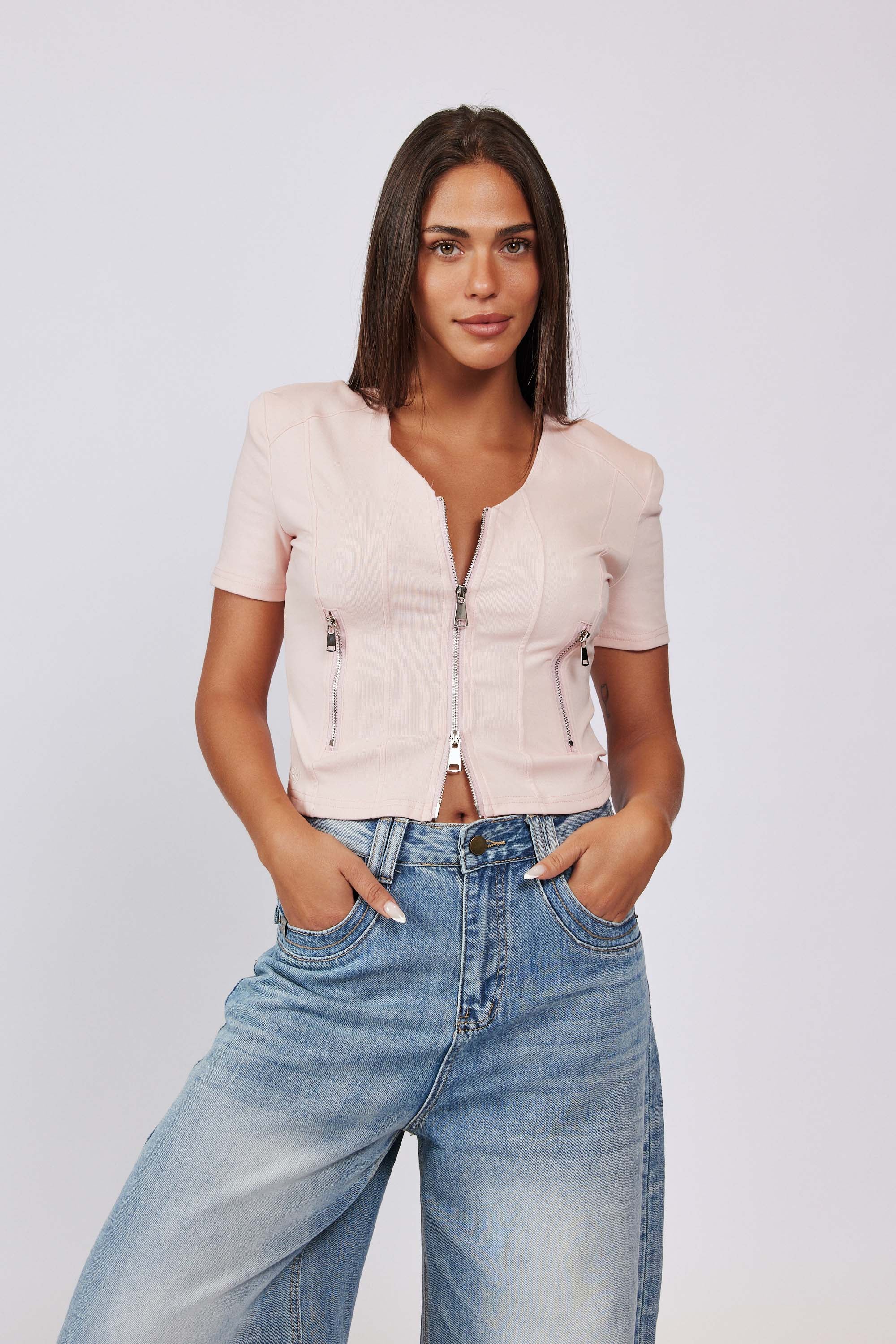 Zipper shirt