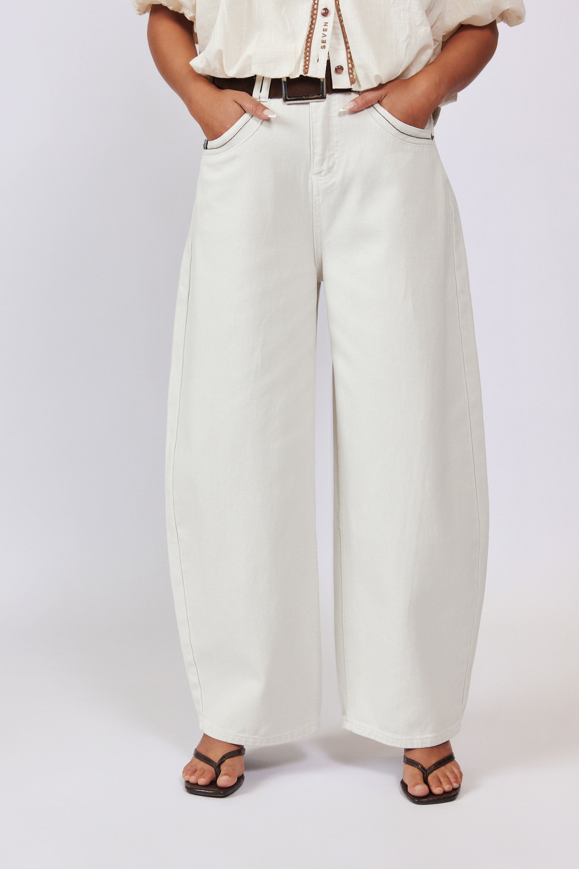 Stitched Pocket Jeans