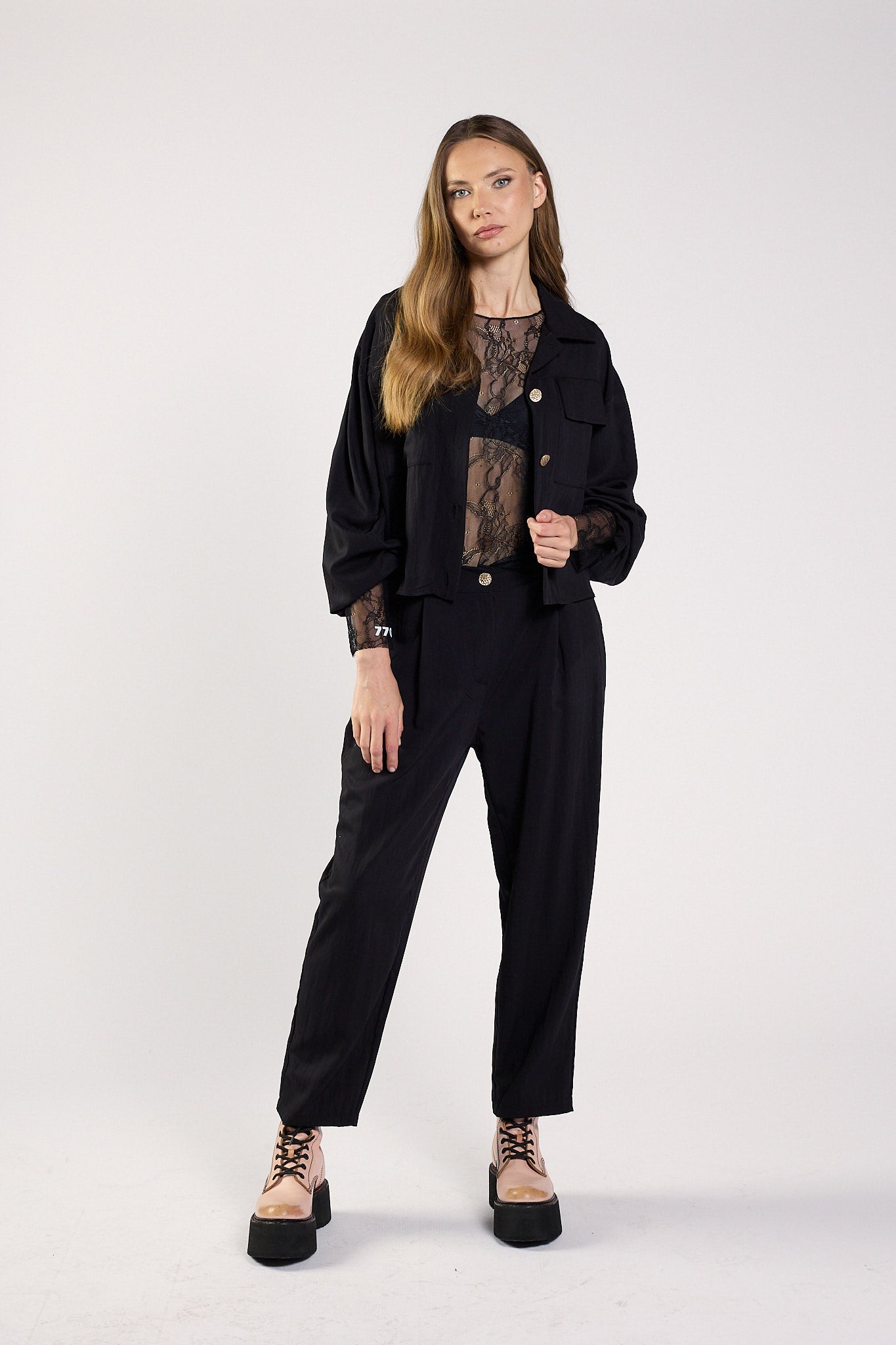 SEVEN viscose jacket and pants set