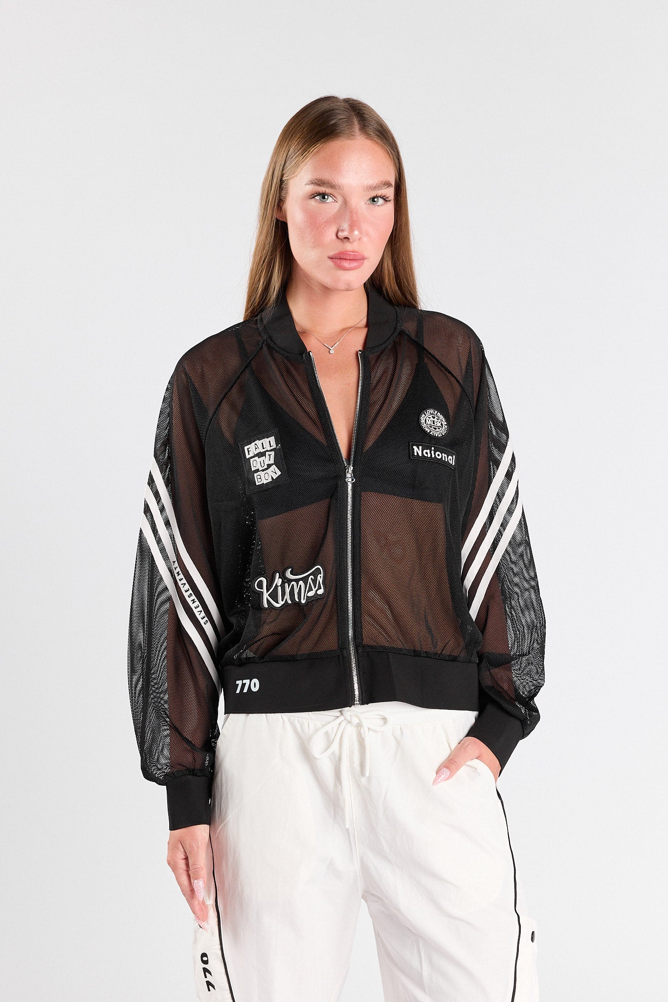 OUT sporty mesh jacket