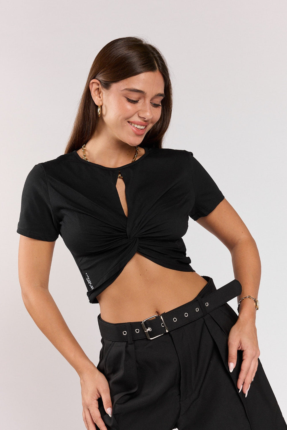URBAN shrink crop top