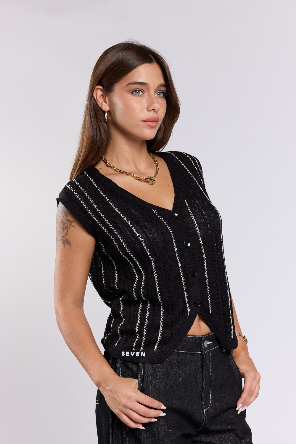 SEVEN thin knit vest