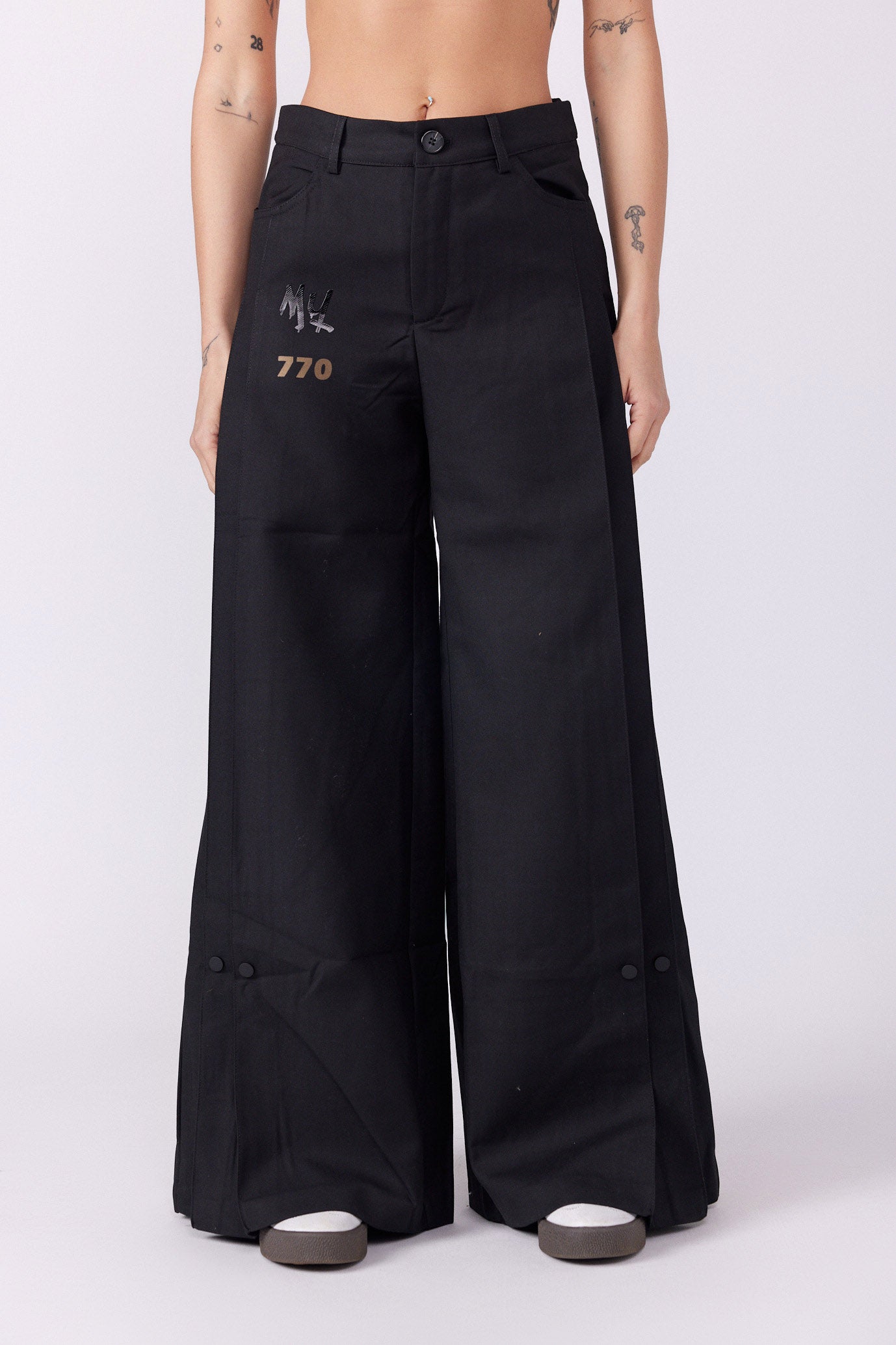 Tick-tack pleated pants MY 770