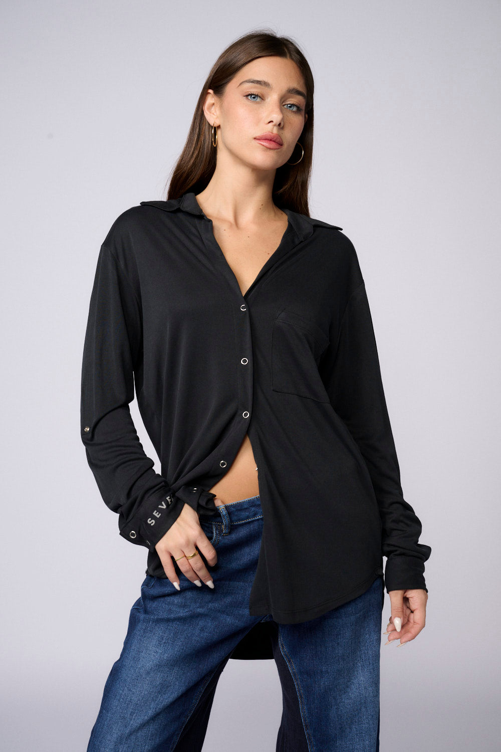 חולצה מכופתרת ריב