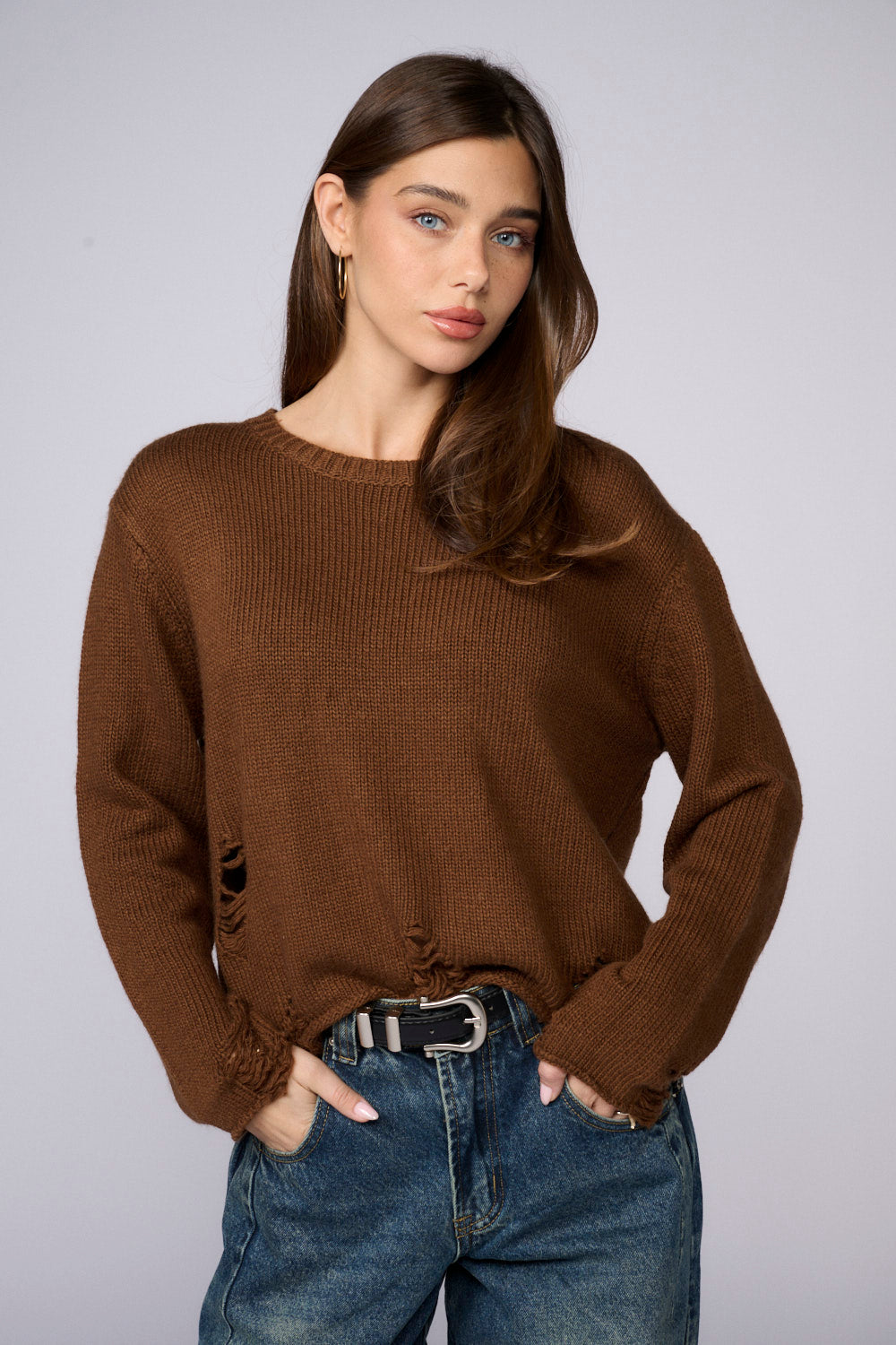 סוודר קרעים