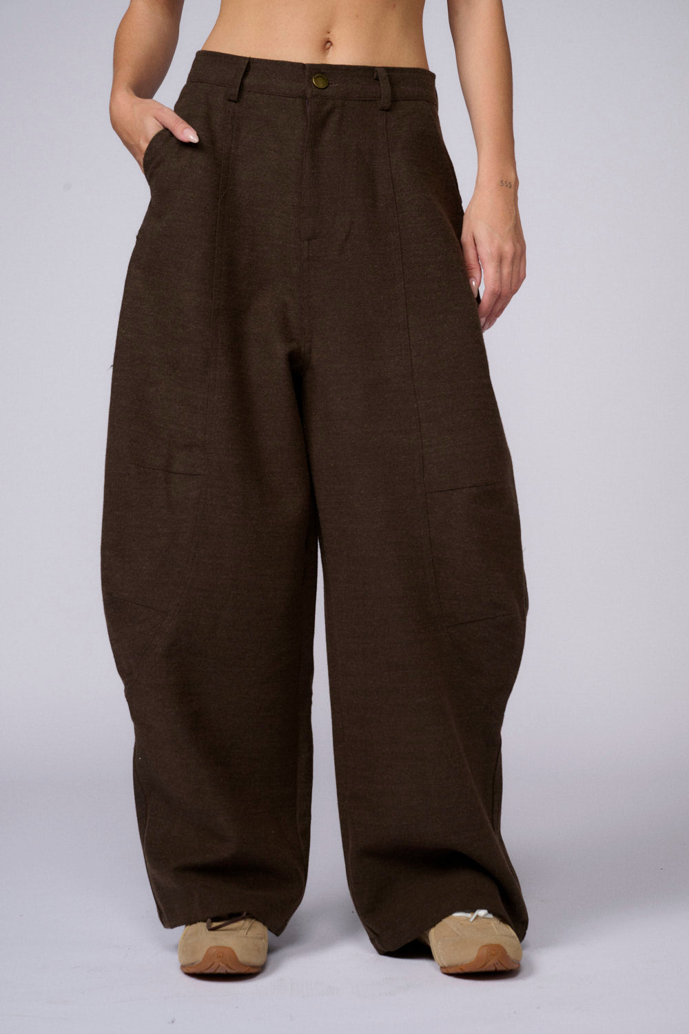 מכנסי בלון מחוייטים