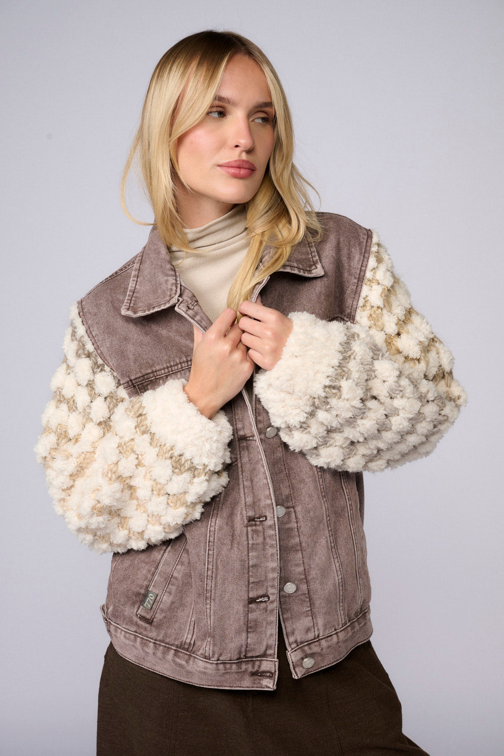 ג'קט ג'ינס שילוב