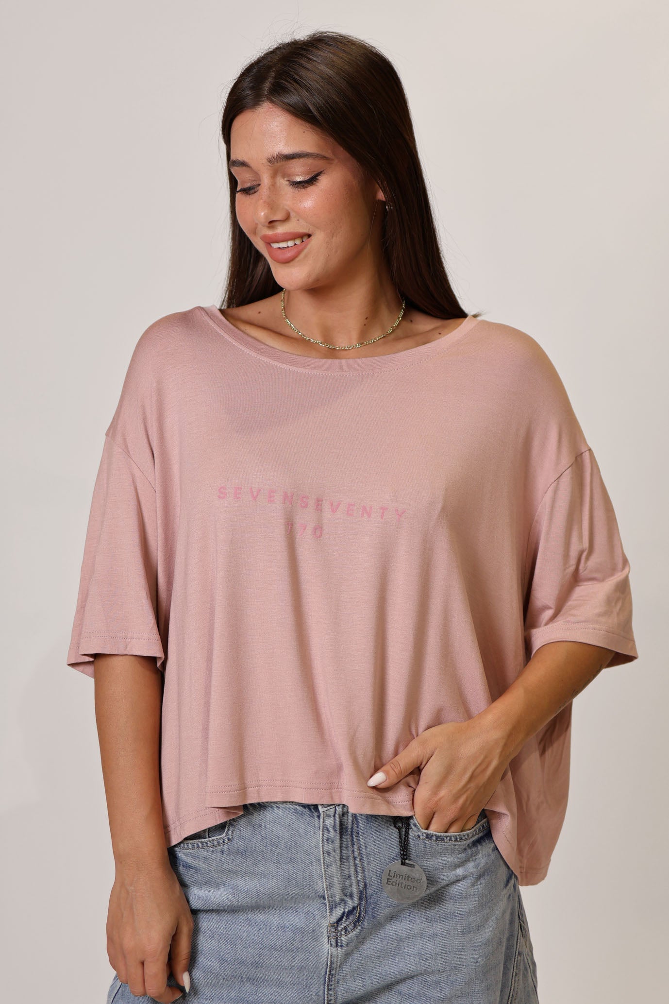 SEVEN wide neck nicki shirt