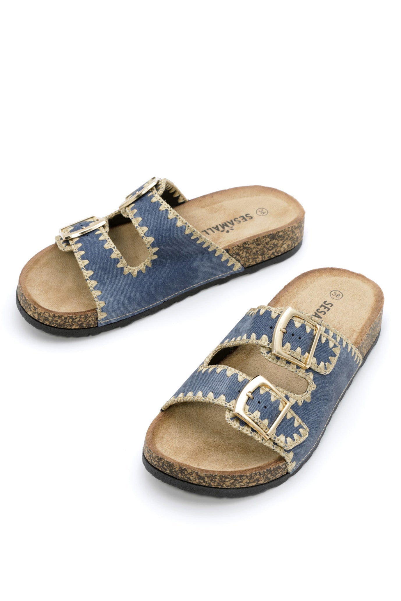 SUMMER embroidered flip-flops