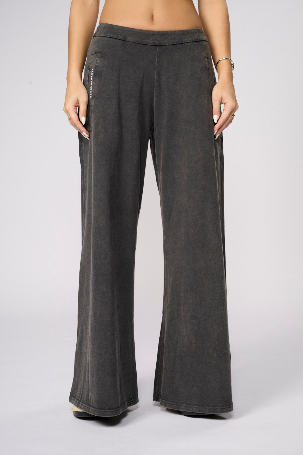 מכנסי ג'ינס רחב ווש