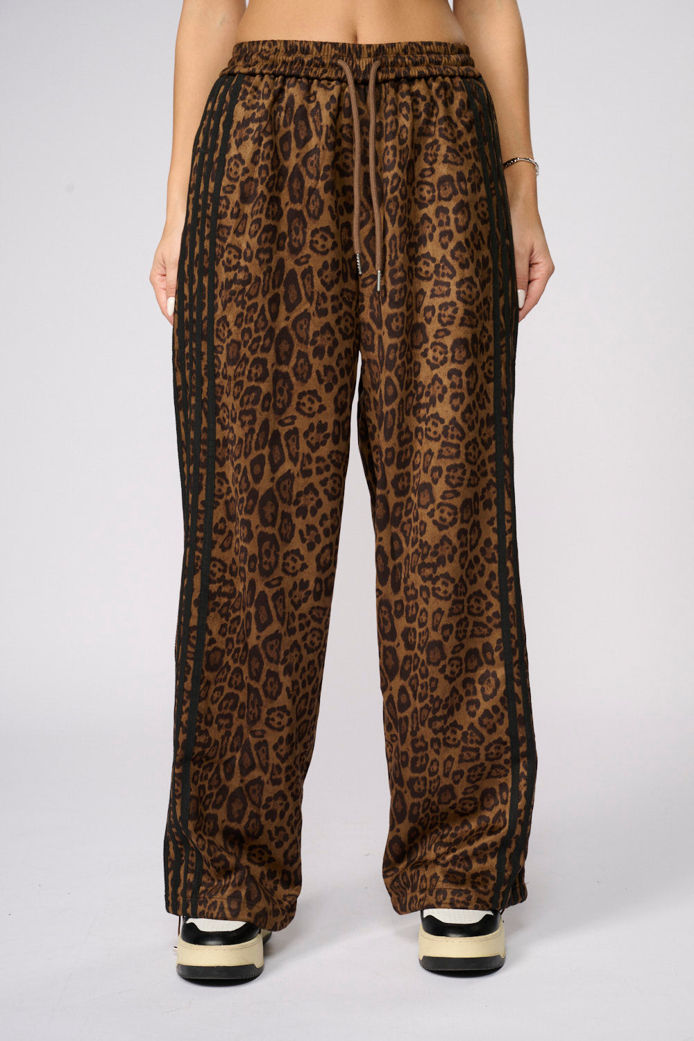 מכנסי זמש ספורטיבי מנומר