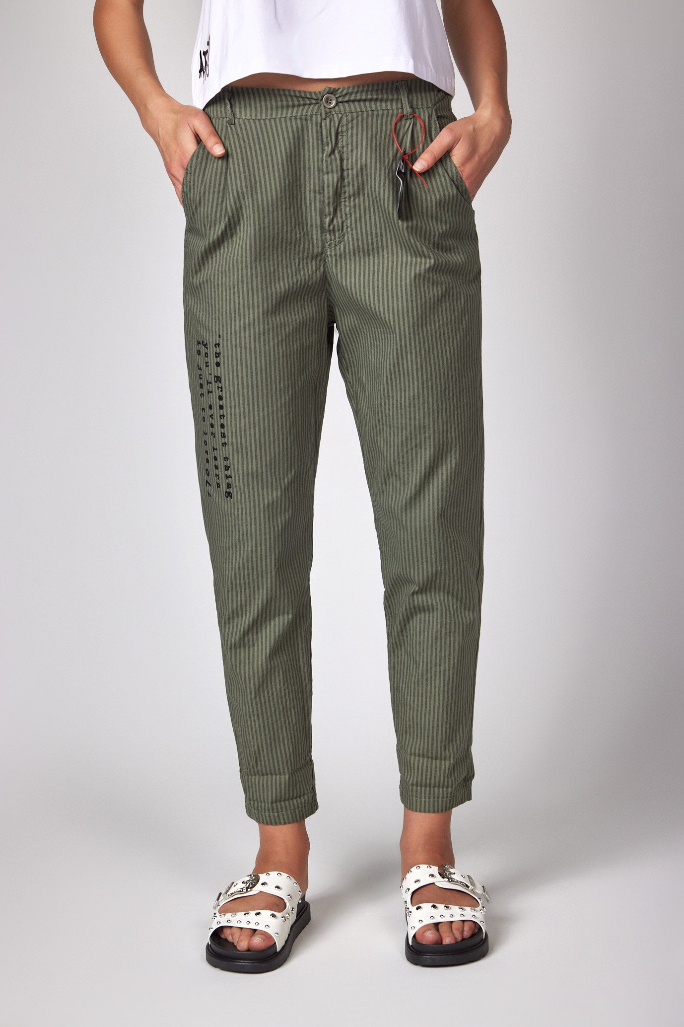 GREATEST Striped Cotton Pants