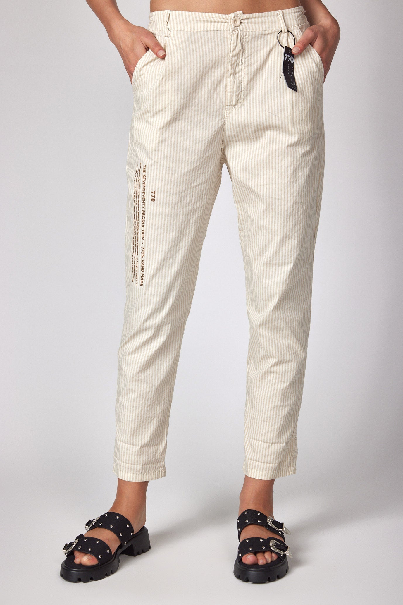 GREATEST Striped Cotton Pants