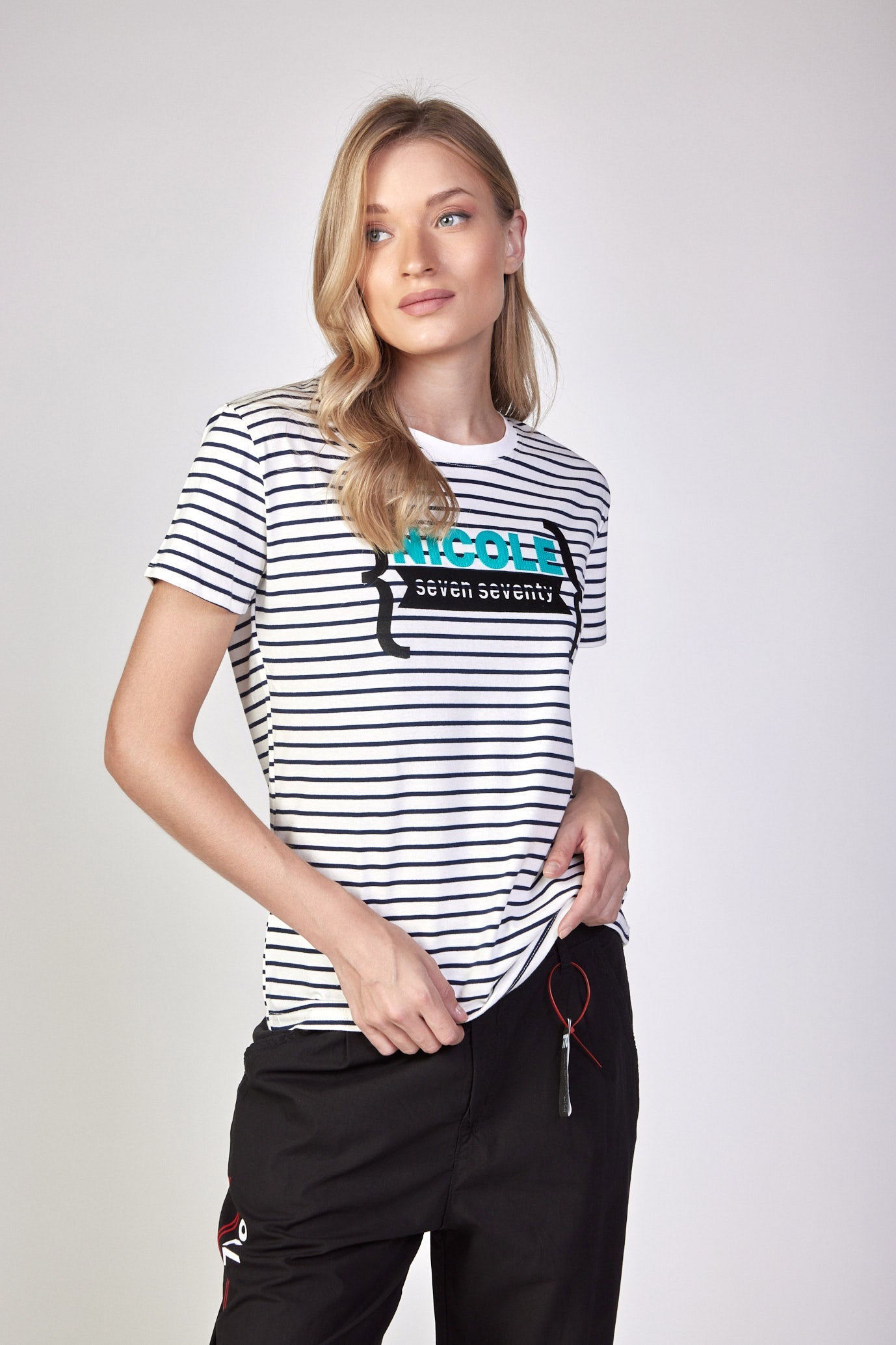 NICOLE striped shirt