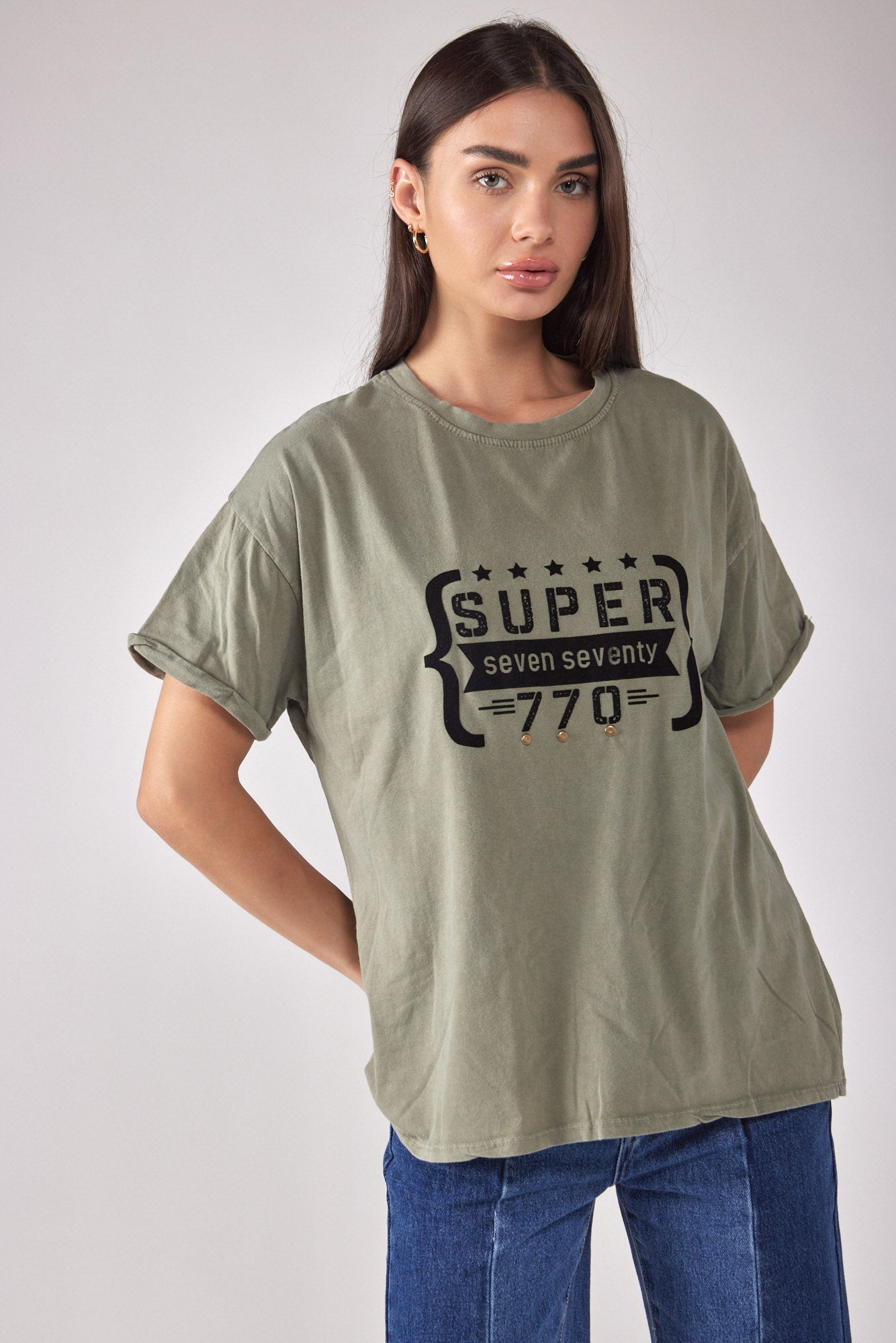 SUPER Nicky Collar T-Shirt