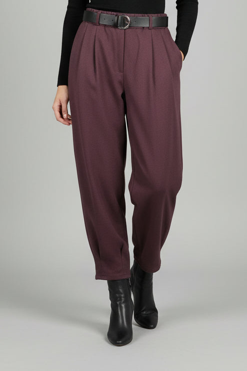 מכנס בשילוב חגורה