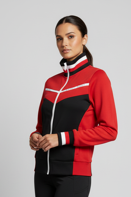 חולצת רוכסן ספורטיבית