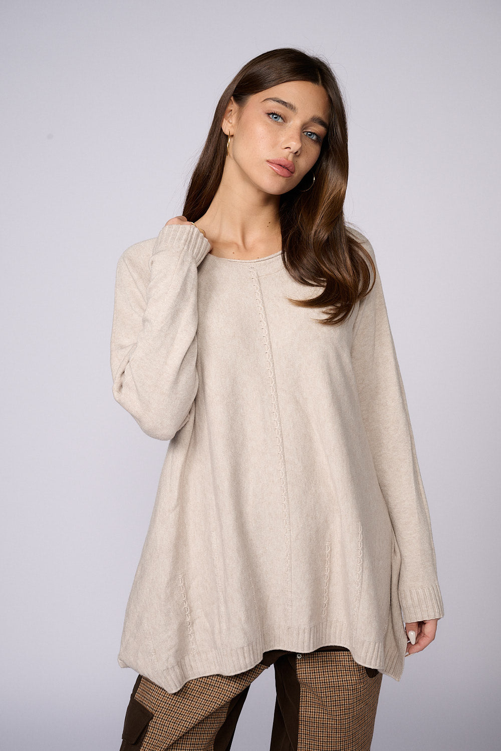 סריג תפר צמה