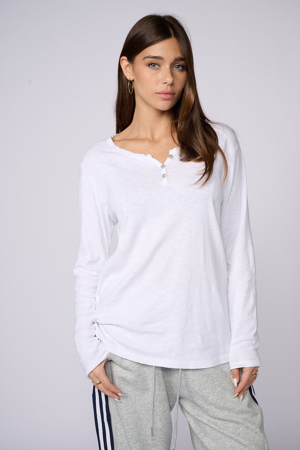 חולצת בייסיק ווש' ארוכה