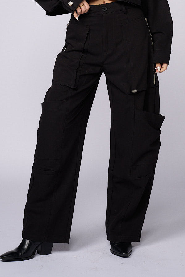 מכנס כיסי רוכסנים