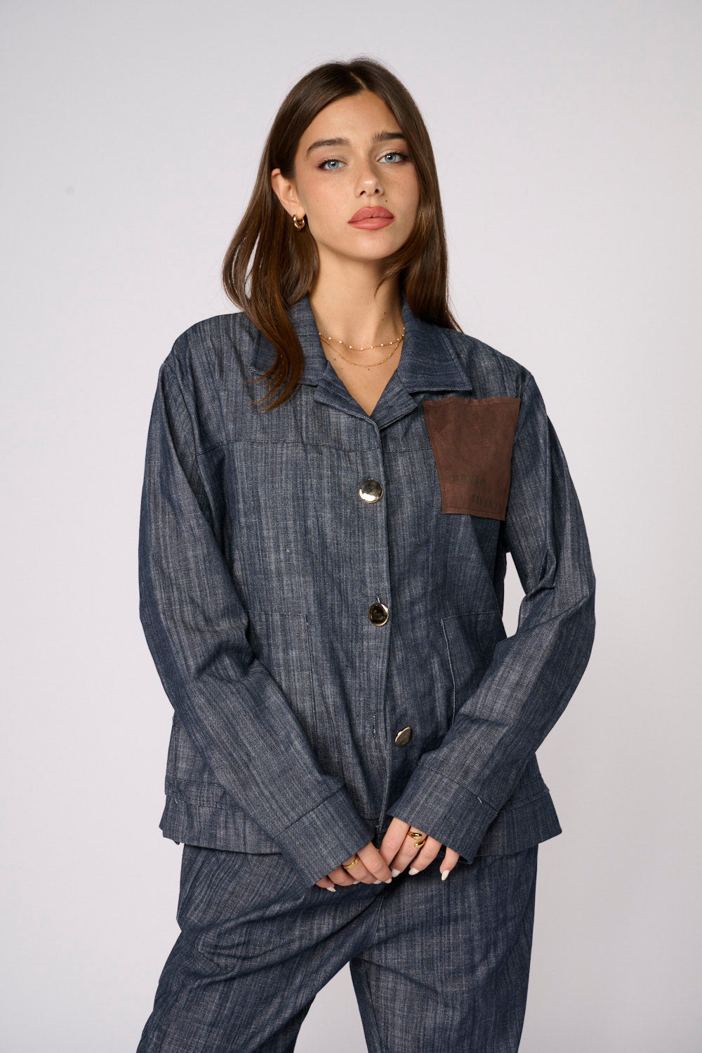 חולצת ג'קט ג'ינס SEVEN