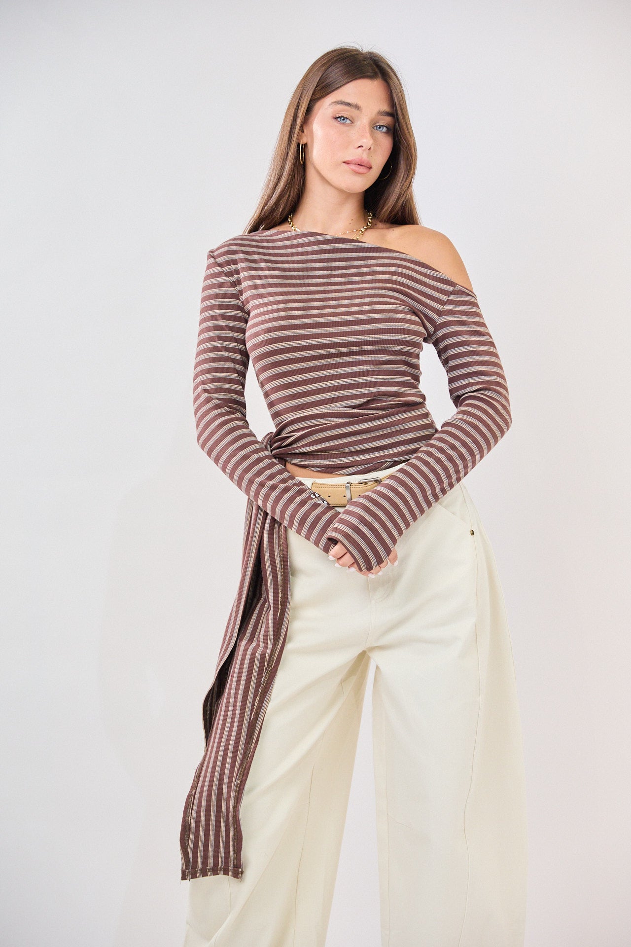 Asymmetrical tie-dye shirt 770