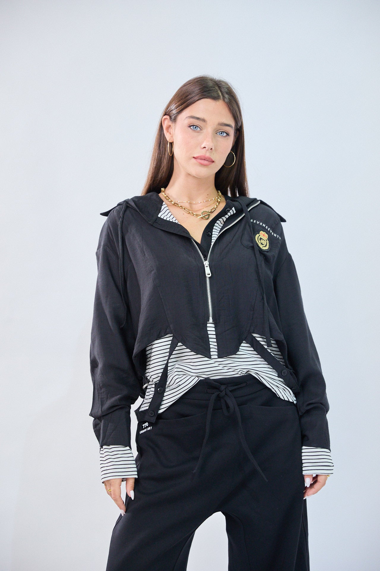 Viscose top with straps 770