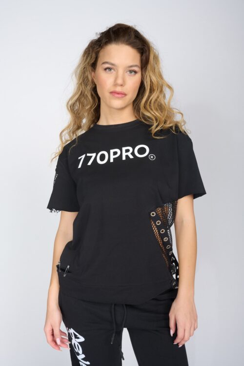 חולצת טי אסימטרית רשת PRO