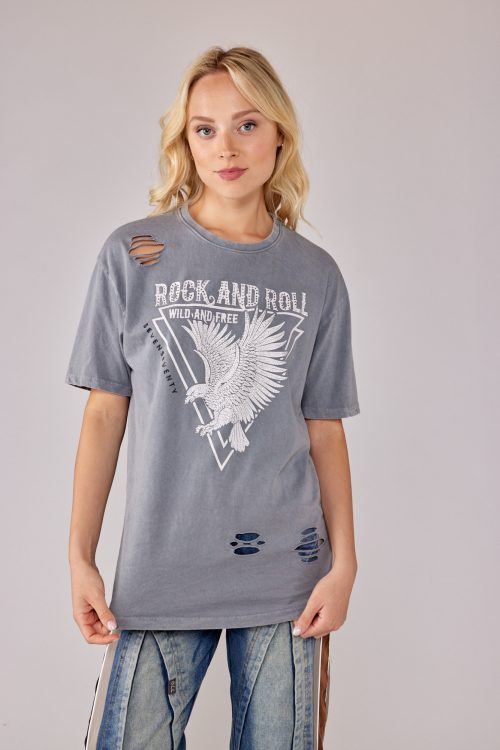 חולצת טי נשר ROCK