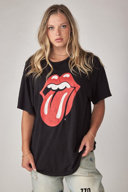 חולצת T וינטאג' LIPS