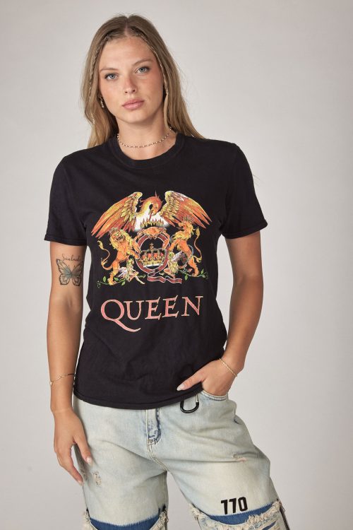 חולצת T וינטאג' QUEEN