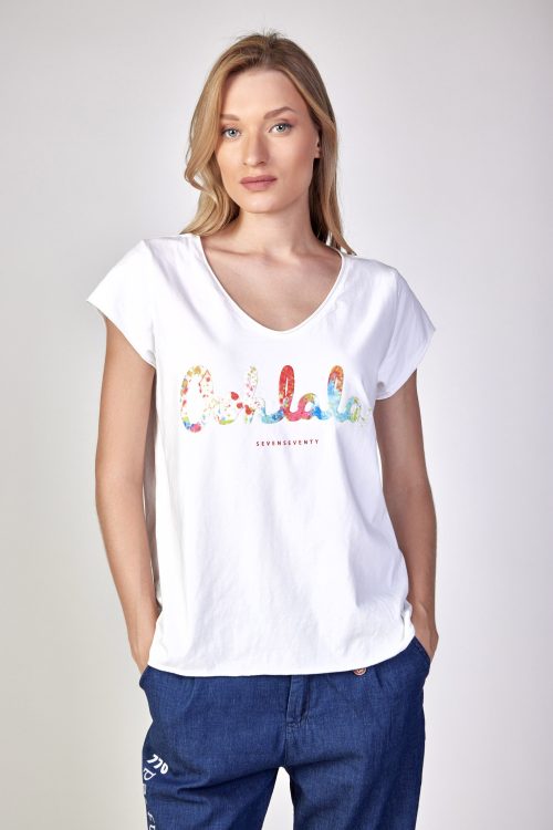 חולצת טי צווארון עגול OHLALA