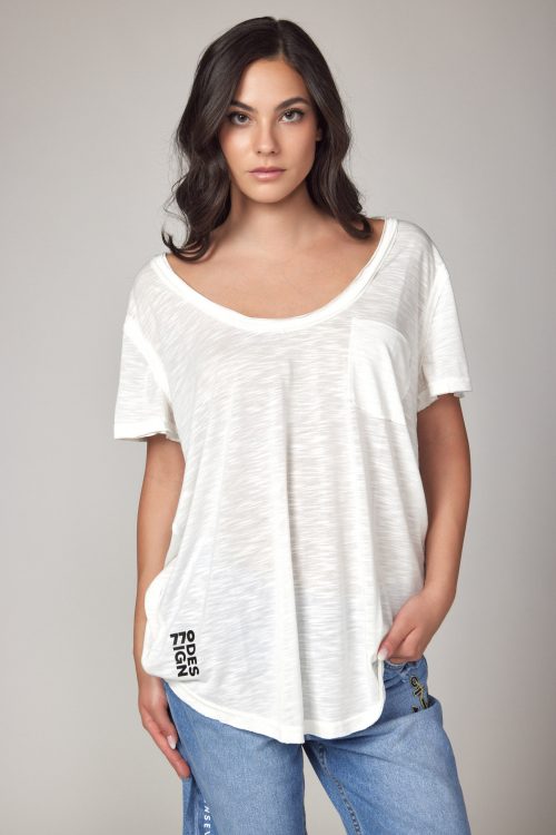 חולצת T בייסיק בגזרה רחבה 770 DESIGN