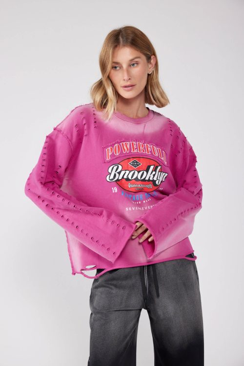 חולצת פוטר קרעים BROOKLYN