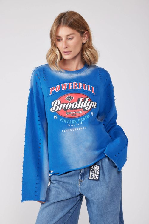 חולצת פוטר קרעים BROOKLYN