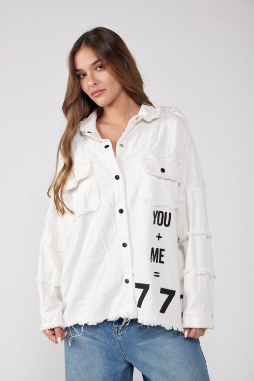 חולצת ג'ינס טיקטקים YOU