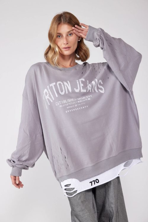 חולצת פוטר אוברסייז JEANS